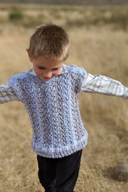 Easy Kid Vest: Free Crochet Pattern - Fosbas Designs
